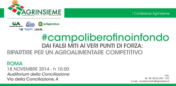 PPRIMA CONFERENZA AGRINSIEME